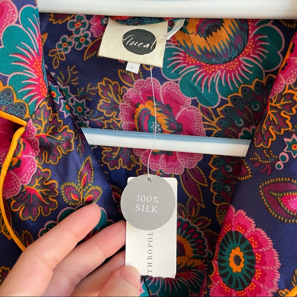 Anthropologie silk top